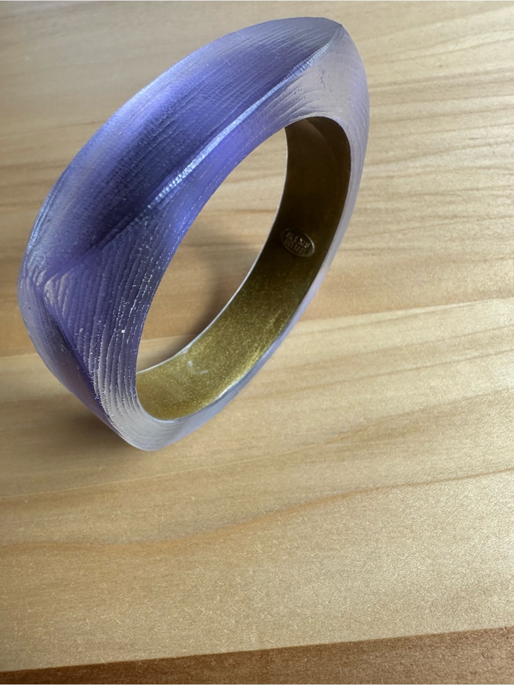VTG Alexis Bittar Lavender Bangle Bracelet